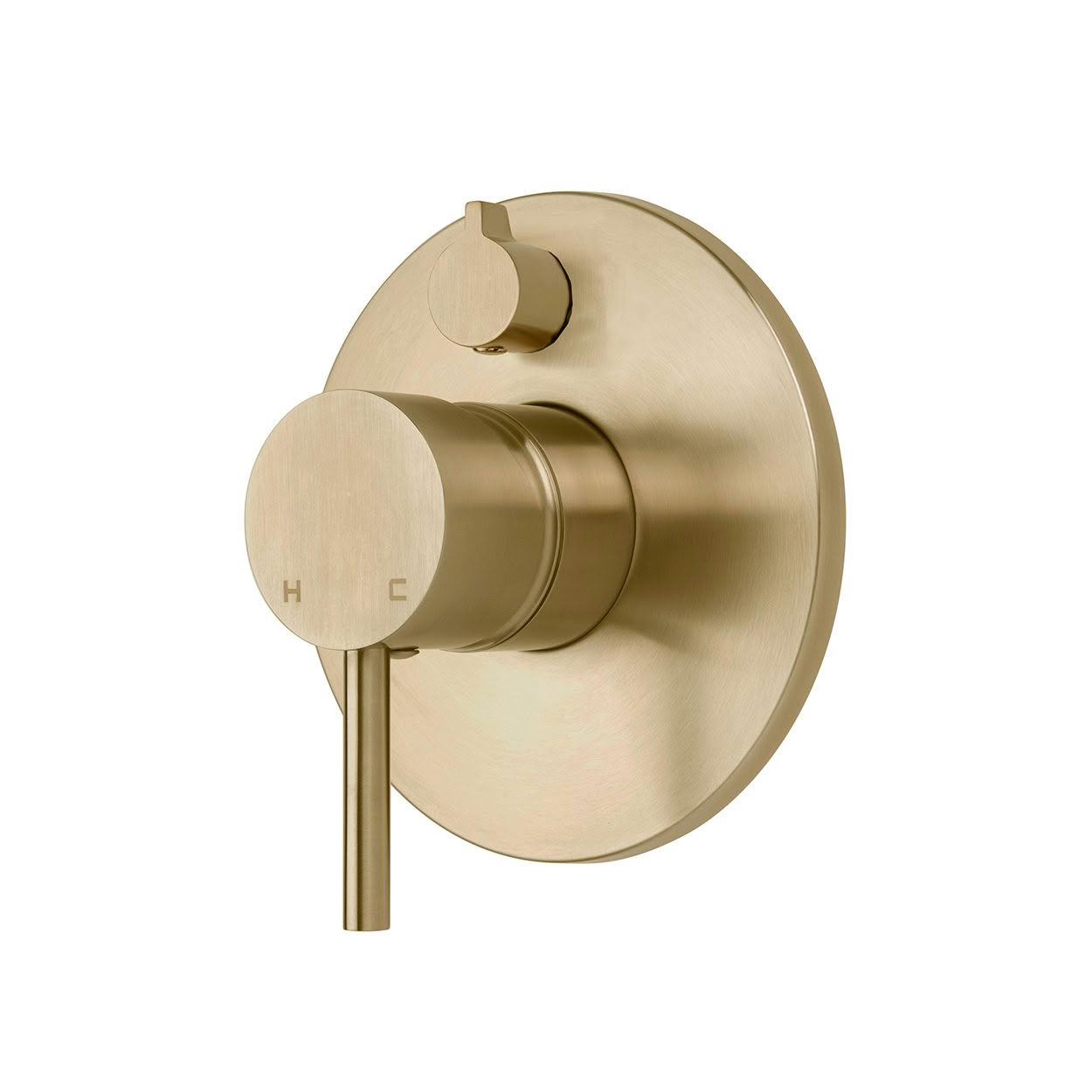 LE TAP MINIMO II Diverter Shower Mixer - Brushed Brass (PVD)
