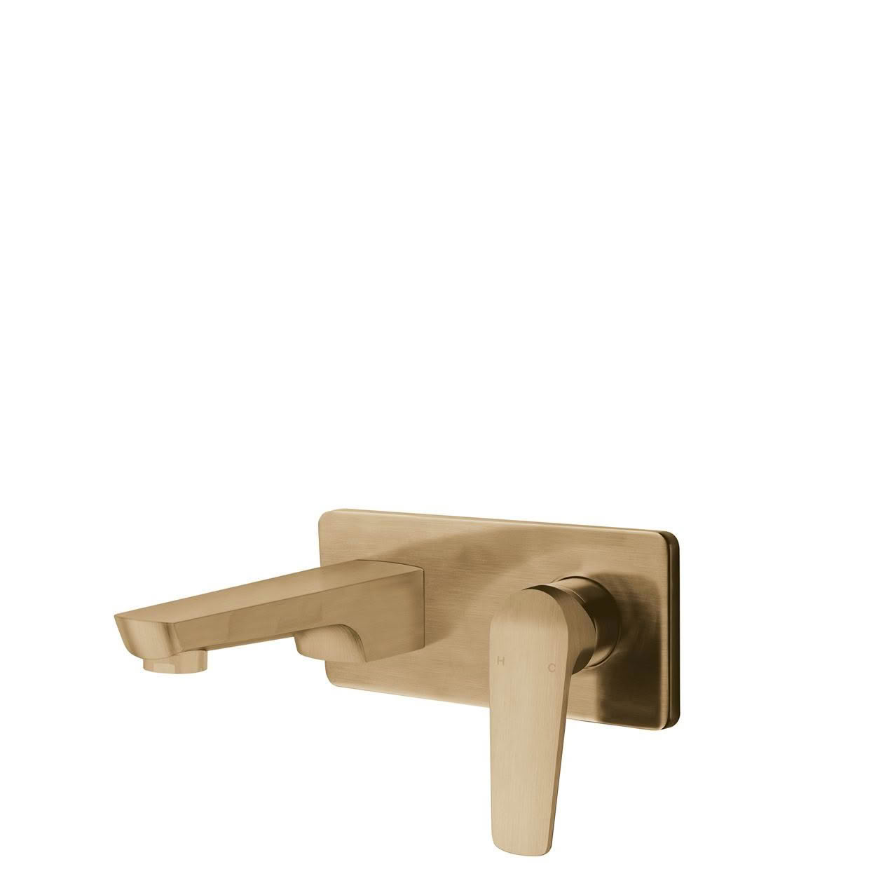 NORTH Wall Mounted Bath Mixer - Brushed Brass (PVD)