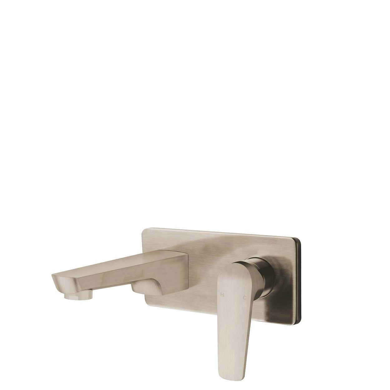 NORTH Wall Mounted Bath Mixer - Brushed Nickel (PVD)