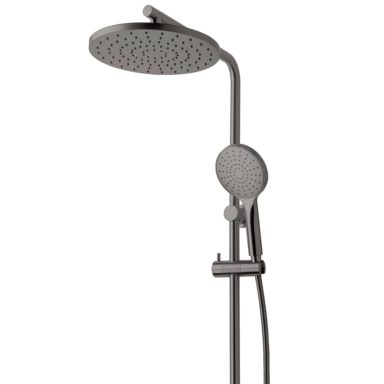 REEF Double Head Shower - Brushed Gunmetal (PVD)