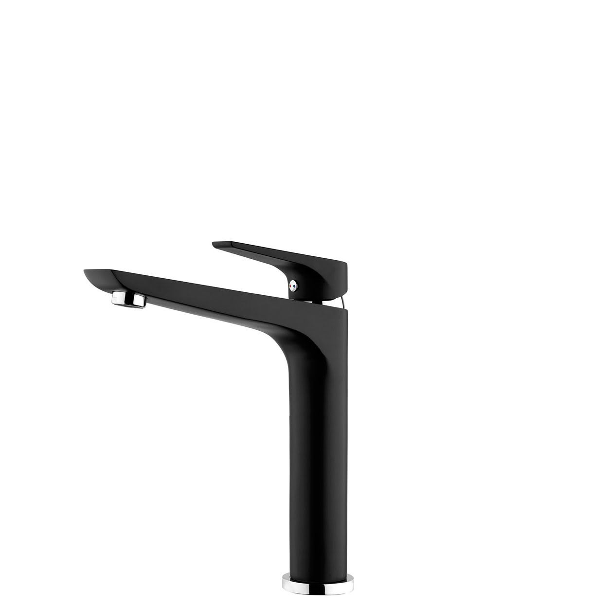 SOLITAIRE Sink Mixer - Black/Chrome