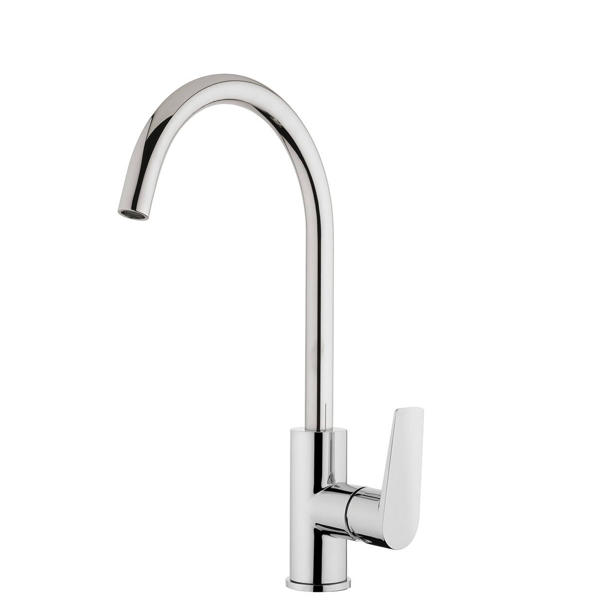 VNA15CH Vienna Gooseneck Sink Mixer in Chrome