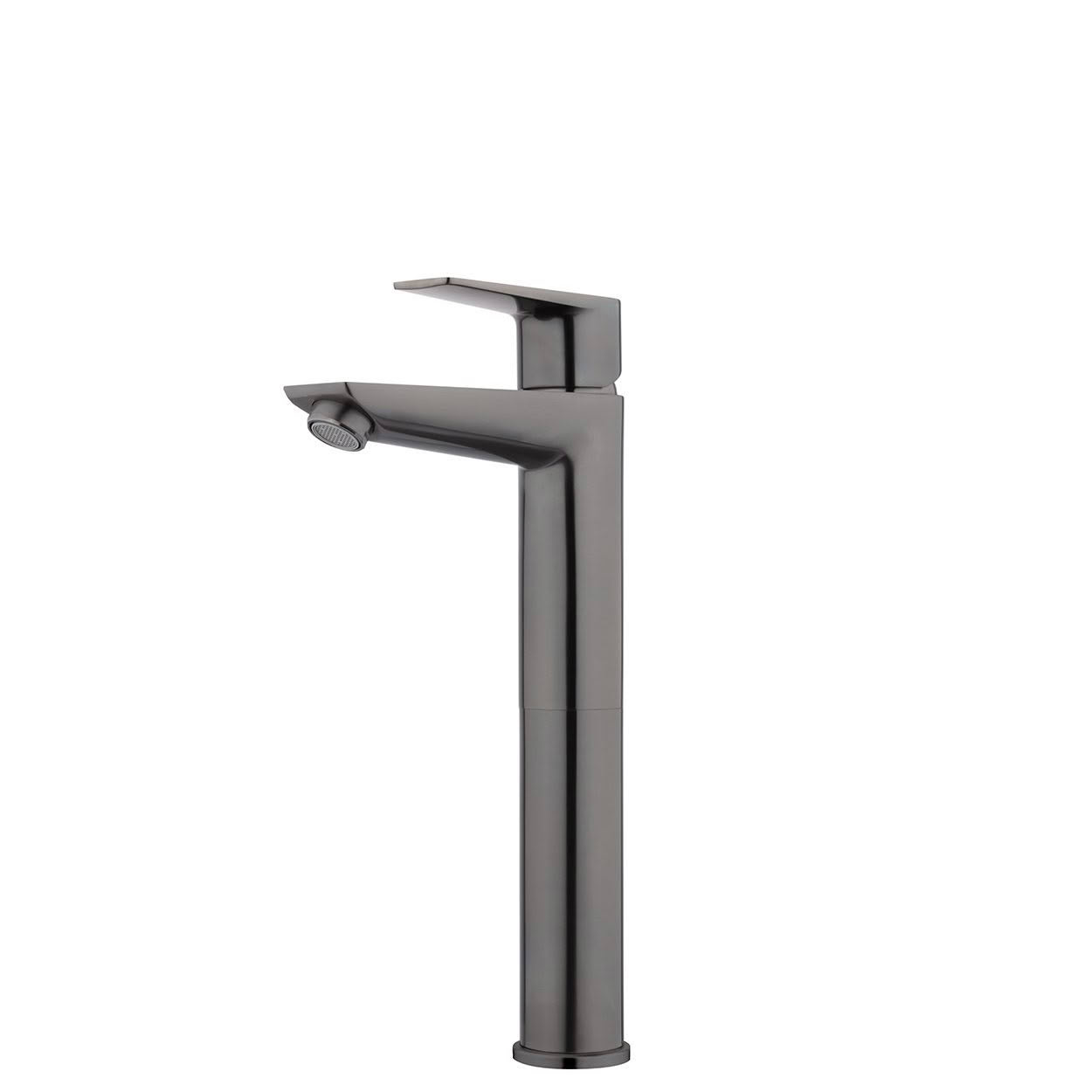 VIENNA High Rise Basin Mixer - Brushed Gunmetal (PVD)